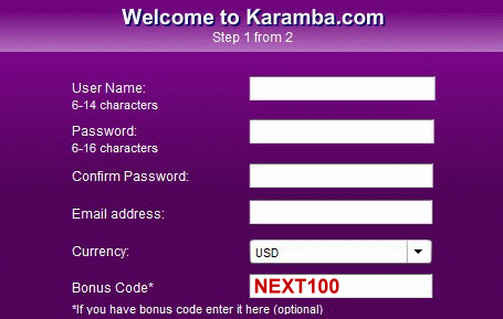 Karamba bonus code